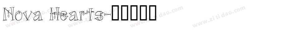 Nova Hearts字体转换